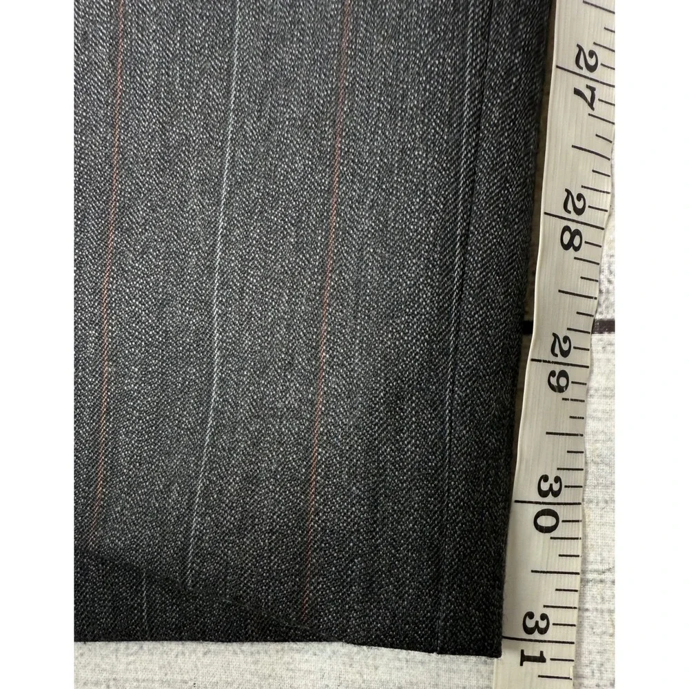Christian Dior Monsieur Vintage Gray Pinstripe Wool Suit Blazer 44L Pants 36x31‎